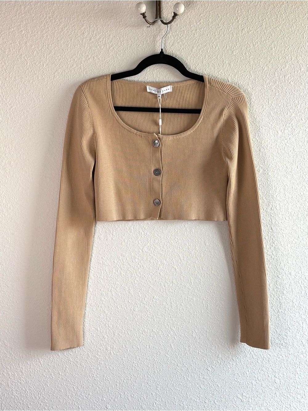 NWT Endless Rose Cropped Knit Cardigan